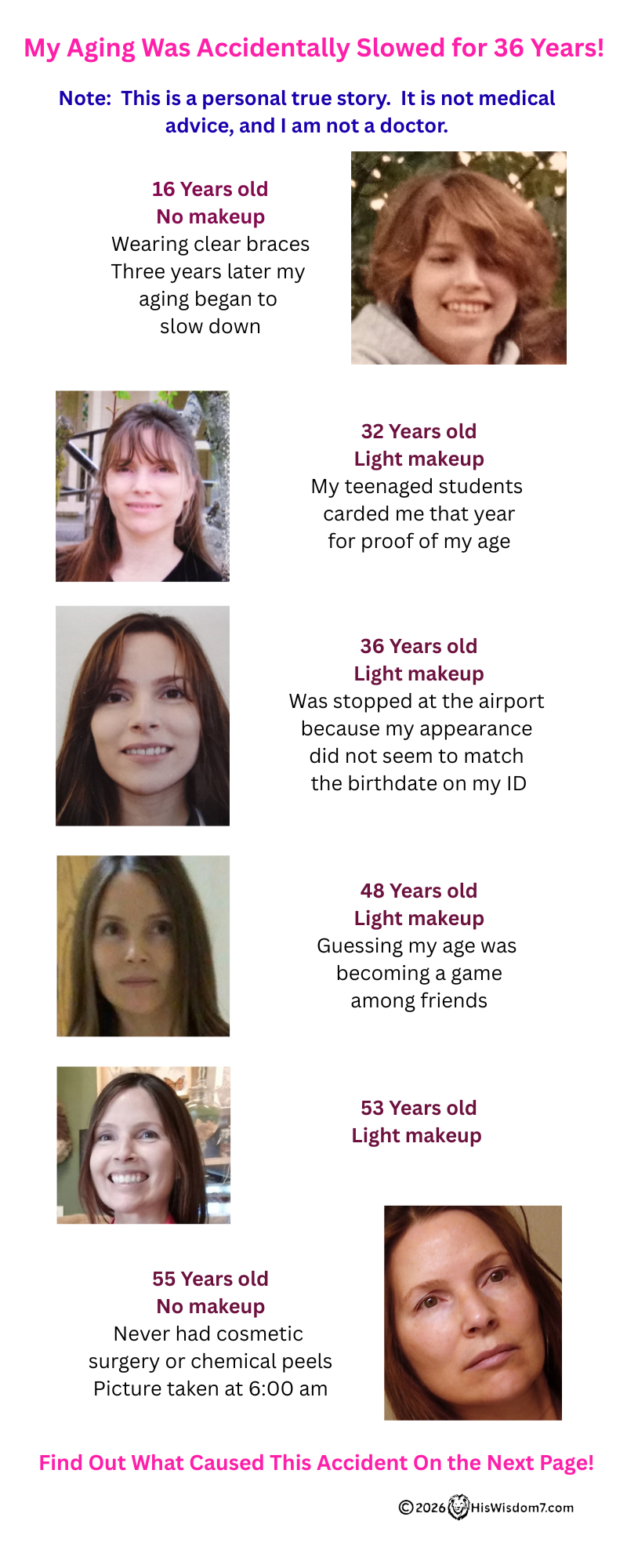 How My Aging Accidentally Slowed for 36 Years